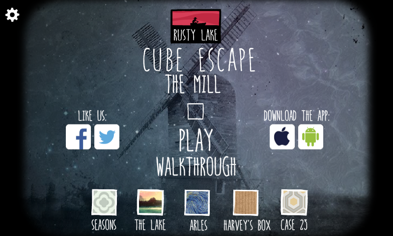 Cube Escape: The Mill Jogos de escape, Jogos online, Jogos
