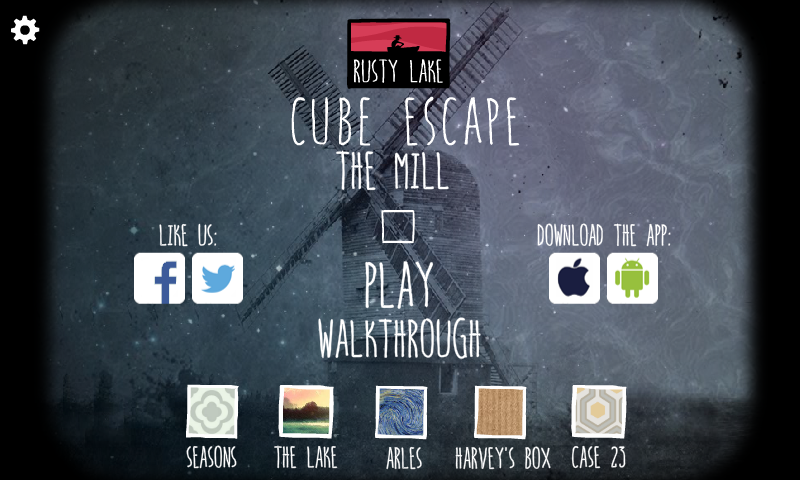 Cube Escape: The Mill  Jogos de escape, Jogos online, Jogos
