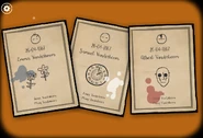Emma's birth certificate (left) in Rusty Lake: Roots.