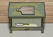 The Knife in Cube Escape: The Lake.