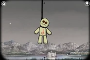 The Hanged Man doll in Rusty Lake: Roots.