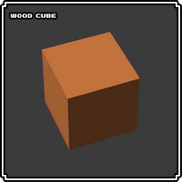 Wood cube