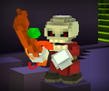 undead mage with a wand