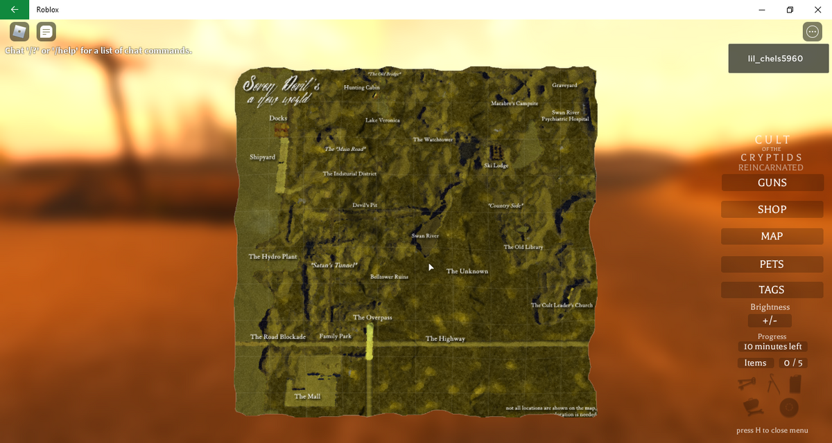 Chapter One, Map One Info Cult Of The Cryptids Wiki Fandom