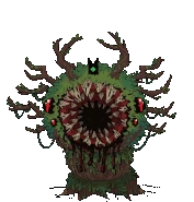 Eldritch Leshy summoning/spitting.