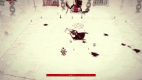 Aym shoots rings at random speeds that boomerang back in the opposite direction.