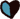 Half blue heart