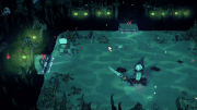 A Guardian shoots a circle of fireballs at the Lamb.