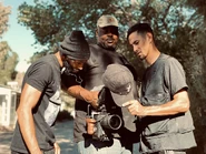Harvested (2021) The Holiday Horror - BTS - Chad Watkins, Eddie Lens, Alex West