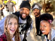 Harvested (2021) The Holiday Horror - BTS - Ariel Brown, Dean Wil, Miranda Kathleen, Rolando Roy,