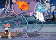 С открытой печью с сердцем