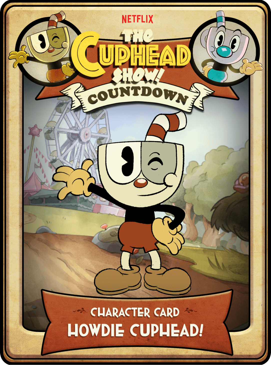 The Cuphead Show Countdown - Awwwards Honorable Mention