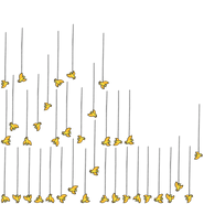 Unused "dizzy birds" animation