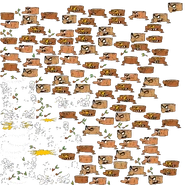 Спрайты Срубов дерева