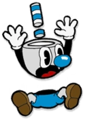 Mugman getting hit