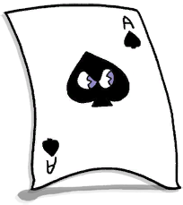 Cuphead King Dice & Spades Card  Character design, Dice tattoo, Cards