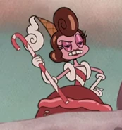 "Pour la toute dernière fois, je ne mange pas d'enfant dégoûtant, ce n'est pas ma tasse de thé. Je prèfère les bonbons et les pâtisseries."