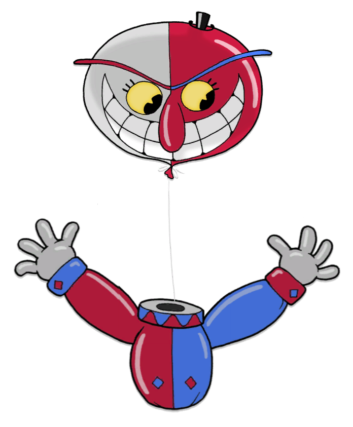 Cuphead Beppi The Clown Ref , Png Download - Cuphead Png King Dice