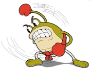 正在攻击的瑞比