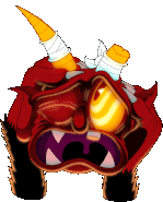 The Devil defeated animation.