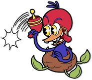 威利使用"电枪攻击"。