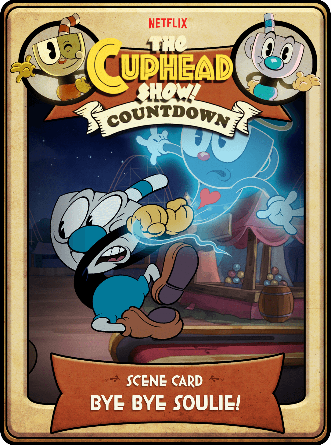 The Cuphead Show Countdown - Awwwards Honorable Mention