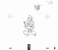 猫入场的铅笔测试动画