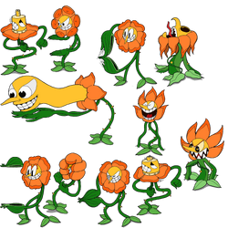 Teachers when students use Wikipedia be like, Cuphead Flower / Cagney  Carnation