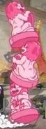 Pink Lion Statues