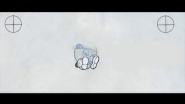 Pencil test of Mugman jumping