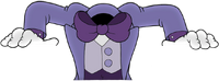 A headless King Dice in the intro of "All Bets Are Off"