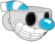 Mugman's head when using Super Art II