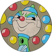 薩金特·球形·口香糖在死亡畫面上的圖標