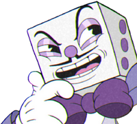 King Dice reflected