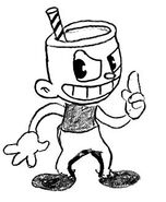 Concept art of Cuphead