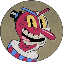 Cuphead Beppi The Clown Ref , Png Download - Cuphead Png King Dice