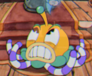 Jelly after parrying his antenna