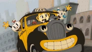 Ms. Chalice and friends in her taxi