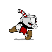 Cuphead running