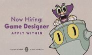 Dr. Kahl's Robot in the Now Hiring: Game Designer Apply Within advertisement