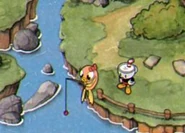 Angel at her location