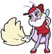 Guardando su abanico