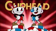 Cuphead and Mugman in the menu