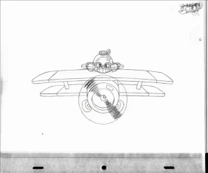 CanteenCelebratePencilTest.gif (6.13 MB) Canteen waves his arms in excitement after the player defeats the Howling Aces