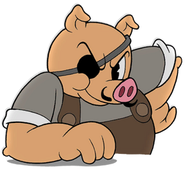 Pig shopkeeper