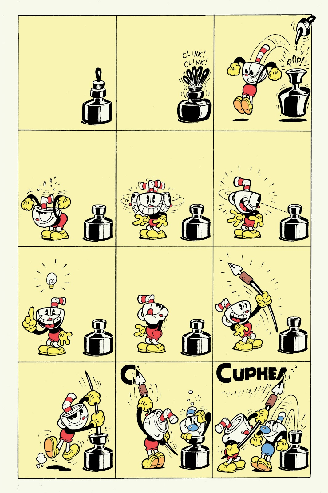 cuphead comic