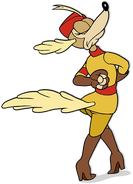 Leader fly away