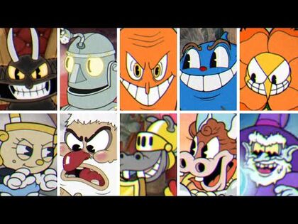 ALL_BOSSES_In_Cuphead_+_The_Delicious_Last_Course!_(2017_-_2022)