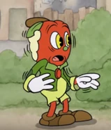 Mac Trailer6.png (173 KB) Mac scared in the Cuphead Macintosh Launch Trailer.