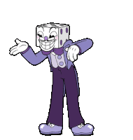 King Dice shifting into the ground transparent